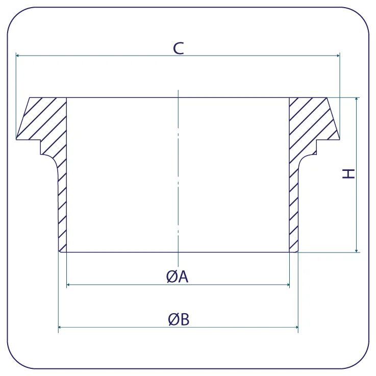 Stainless Steel Din Weld Liner,316 Imperial & Metric DIN11851